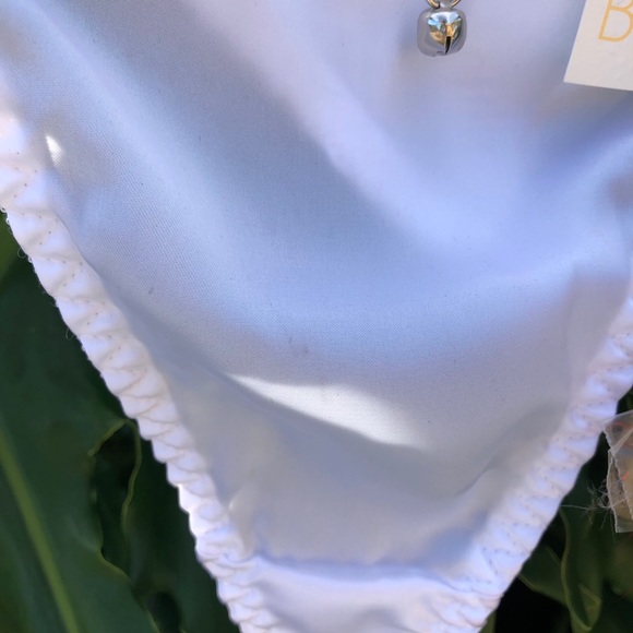 3/$30 NWT Satin Feather Thong - Picture 6 of 6